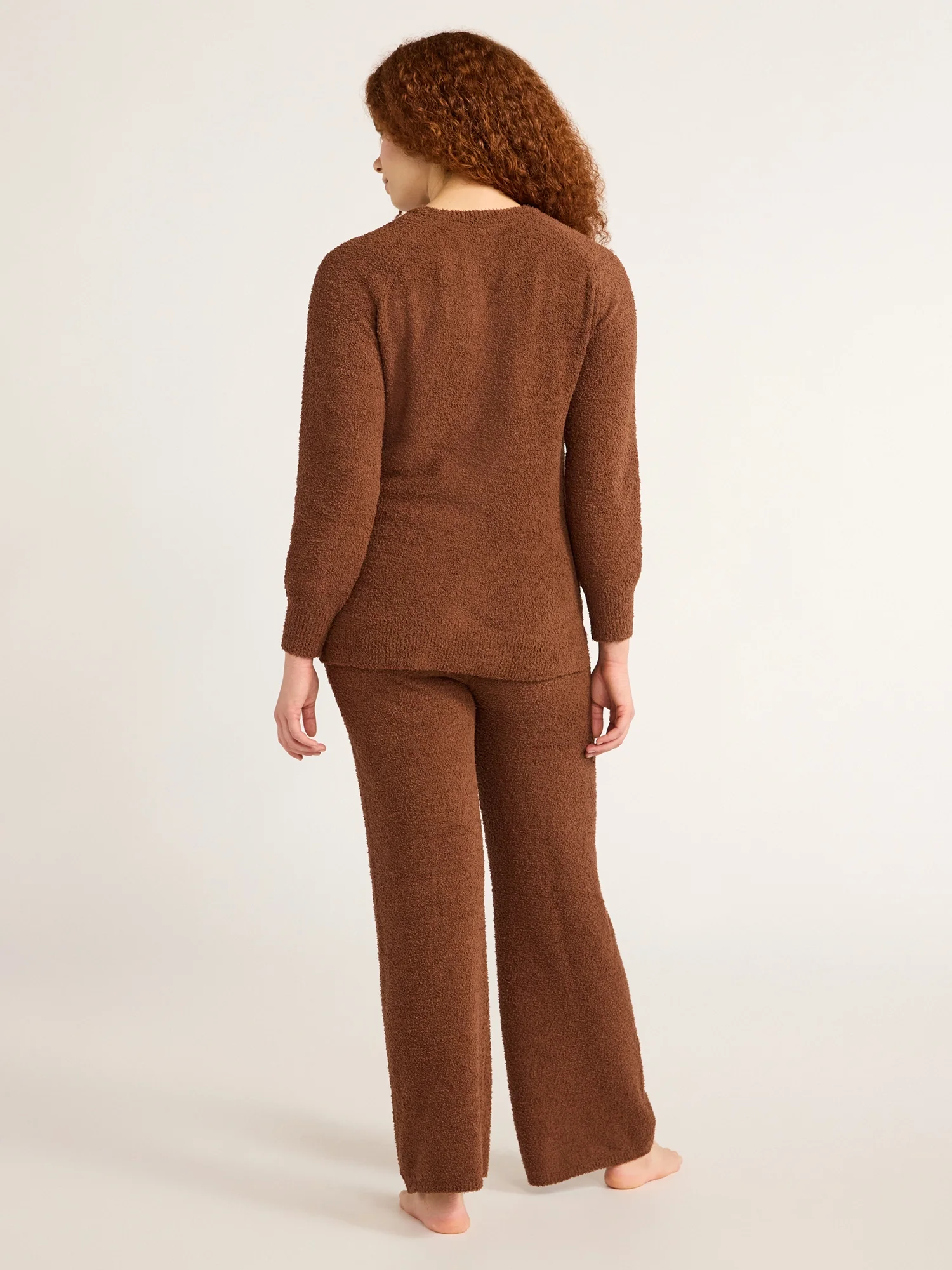 Women's Chenille Top and Pants Set, 2-Piece, Sizes XS-3X