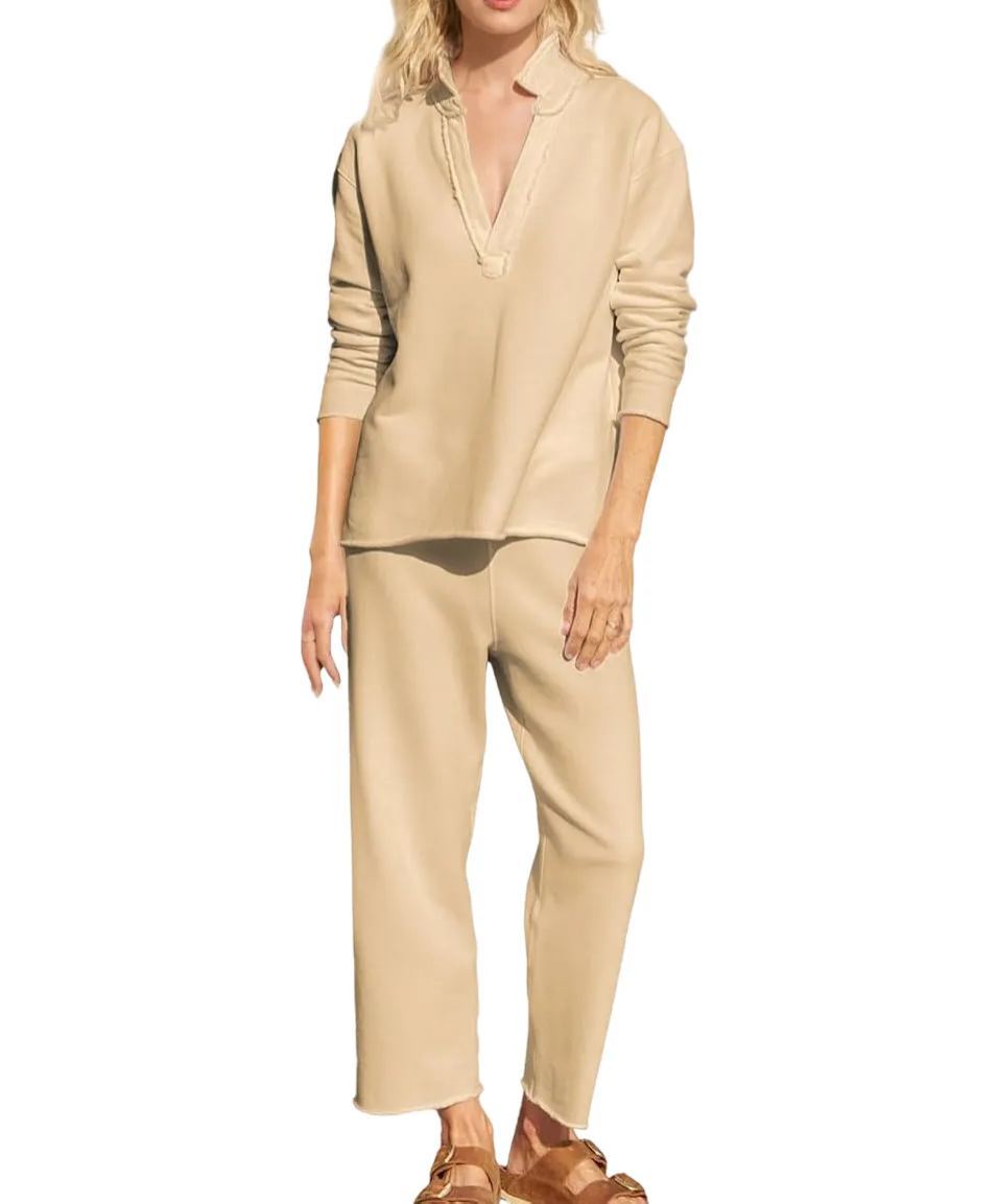 Women Tracksuits 2 Piece Set Pullover Sweatshirt