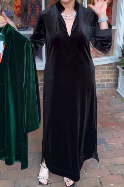 Short & Long Velvet Dress