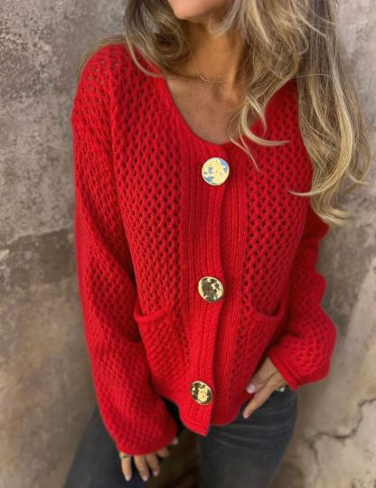 CLEARANCE SALE🔥Comfort Vest with Gold Buttons