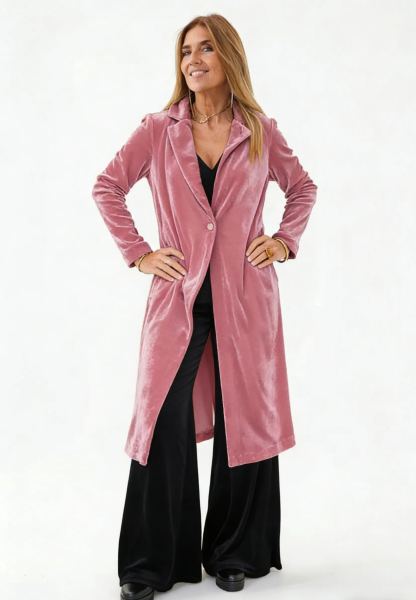 CLEARANCE SALE🔥 Soft Velvet Trench Coat