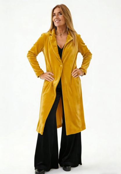 CLEARANCE SALE🔥 Soft Velvet Trench Coat