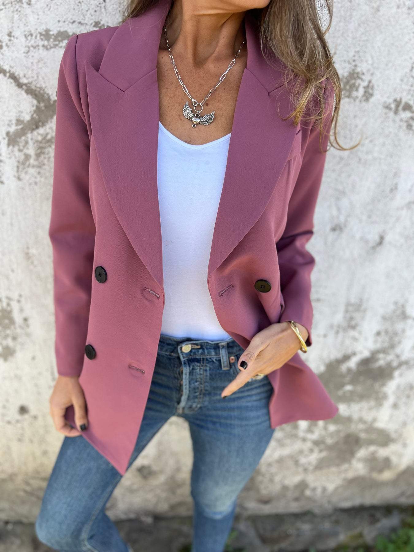 Women's long-sleeved suit jacket