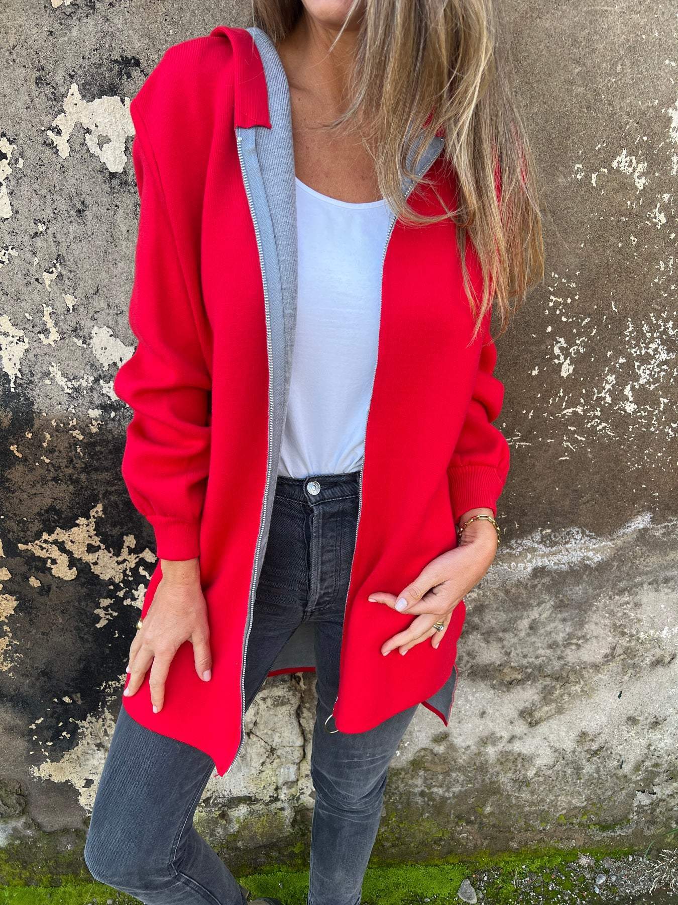 Women's Casual Long Sleeve Hooded Jacket