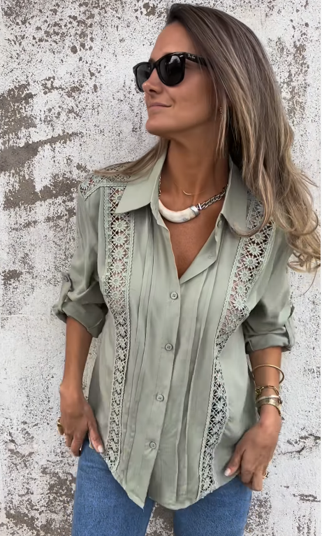 Vintage Style Lace Shirt