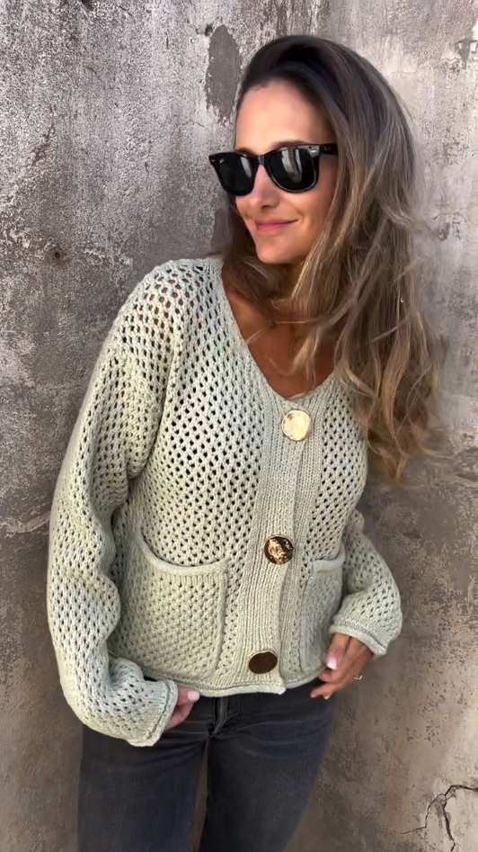 CLEARANCE SALE🔥Comfort Vest with Gold Buttons