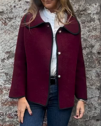 CLEARANCE SALE🔥Plus Size Colorblock Cardigan