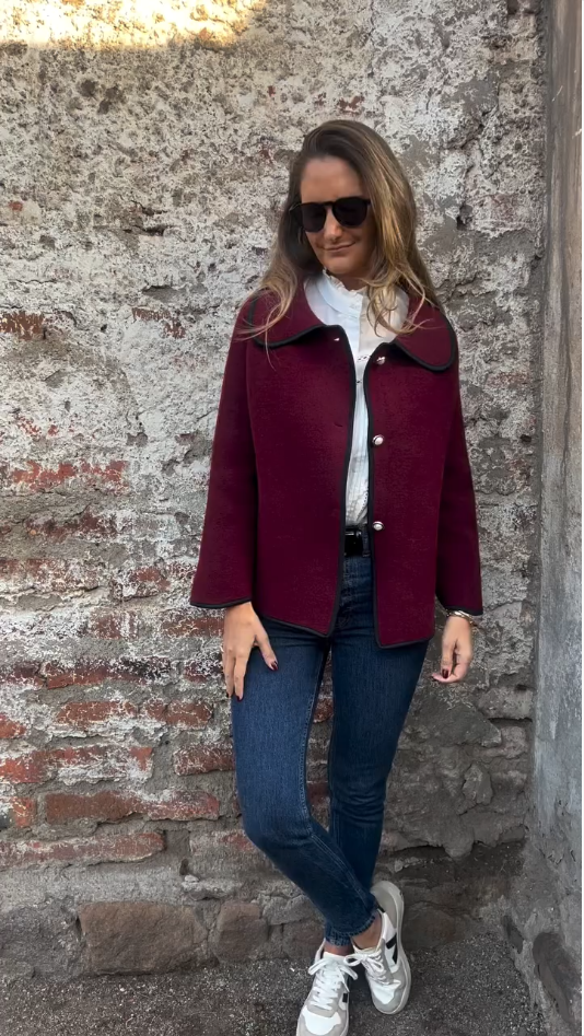 CLEARANCE SALE🔥Plus Size Colorblock Cardigan