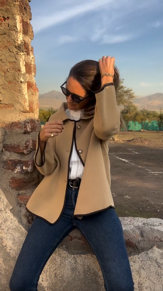 CLEARANCE SALE🔥Plus Size Colorblock Cardigan