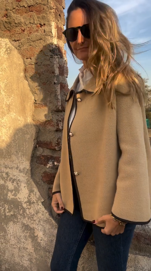 CLEARANCE SALE🔥Plus Size Colorblock Cardigan