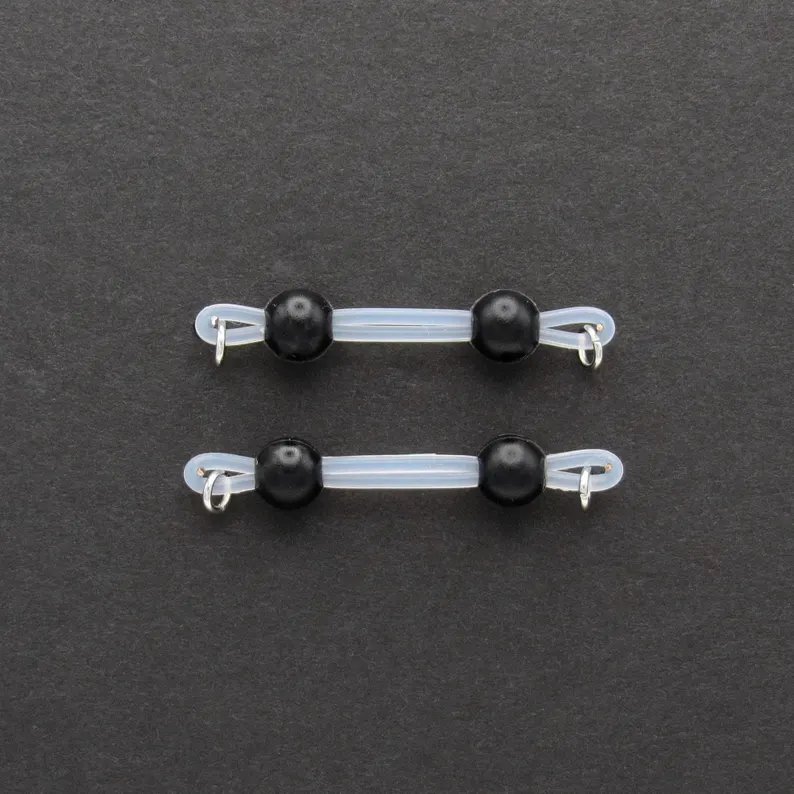 Barbell Style Fake Nipple Piercings