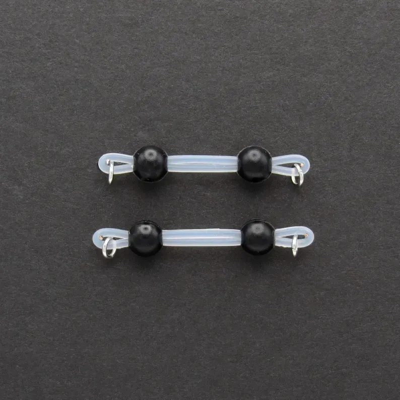  Barbell Style Fake Nipple Piercings