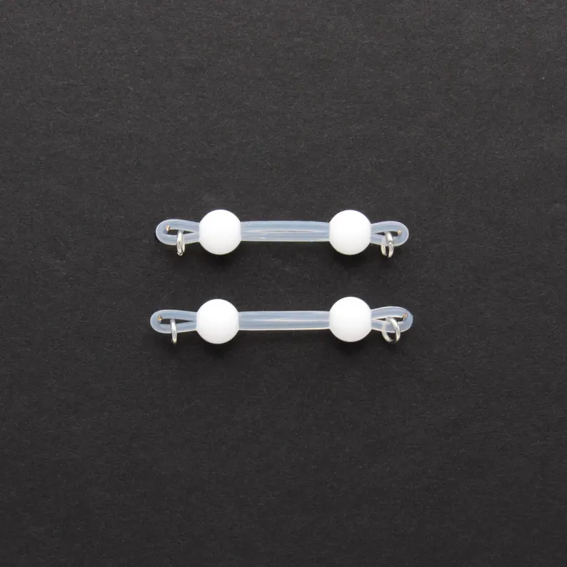 Barbell Style Fake Nipple Piercings