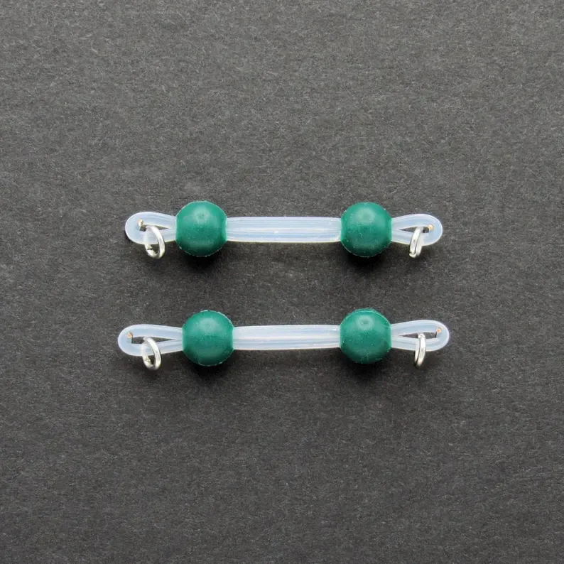  Barbell Style Fake Nipple Piercings