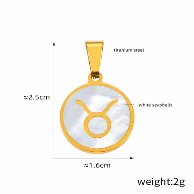 Adjustable nipple decoration - custom zodiac sign