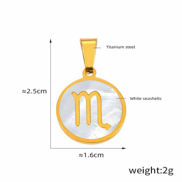 Adjustable nipple decoration - custom zodiac sign