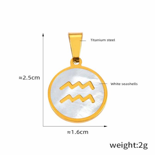 Adjustable nipple decoration - custom zodiac sign