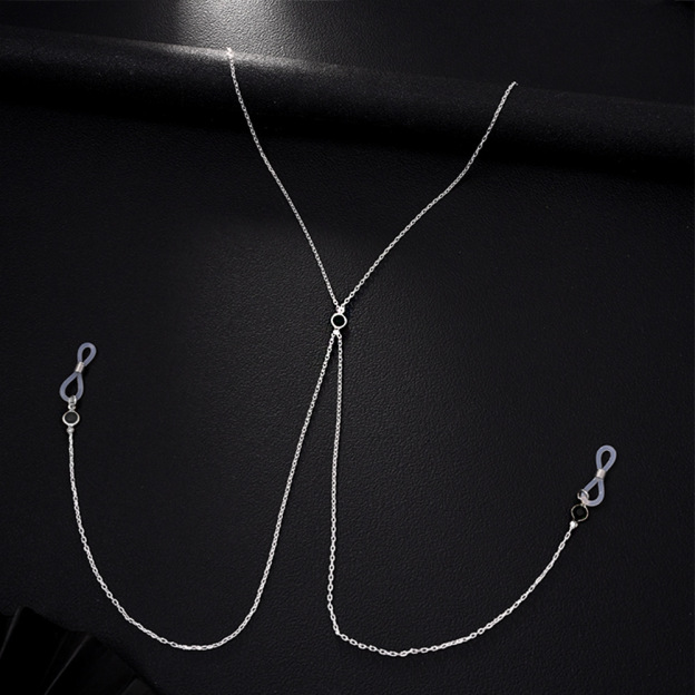 Natural Rhinestone Breast Chain