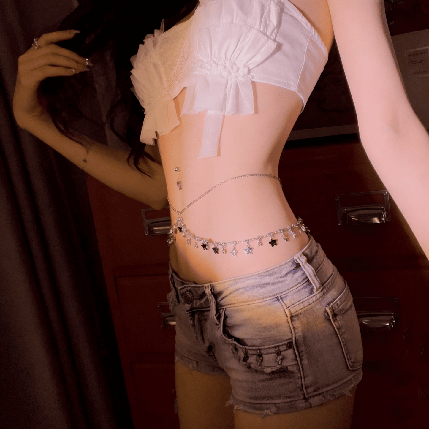 Silver Cascade Layered