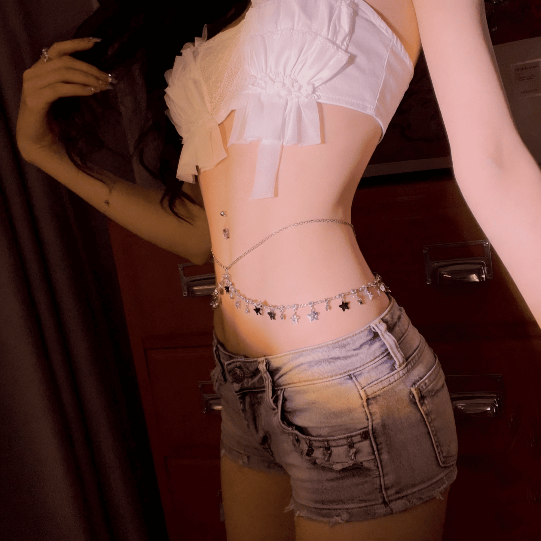 Silver Cascade Layered