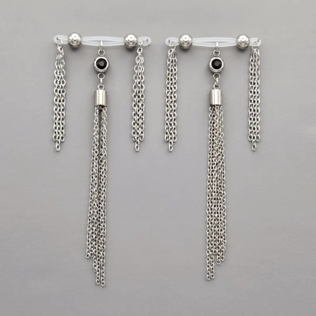 Chain pendant barbell