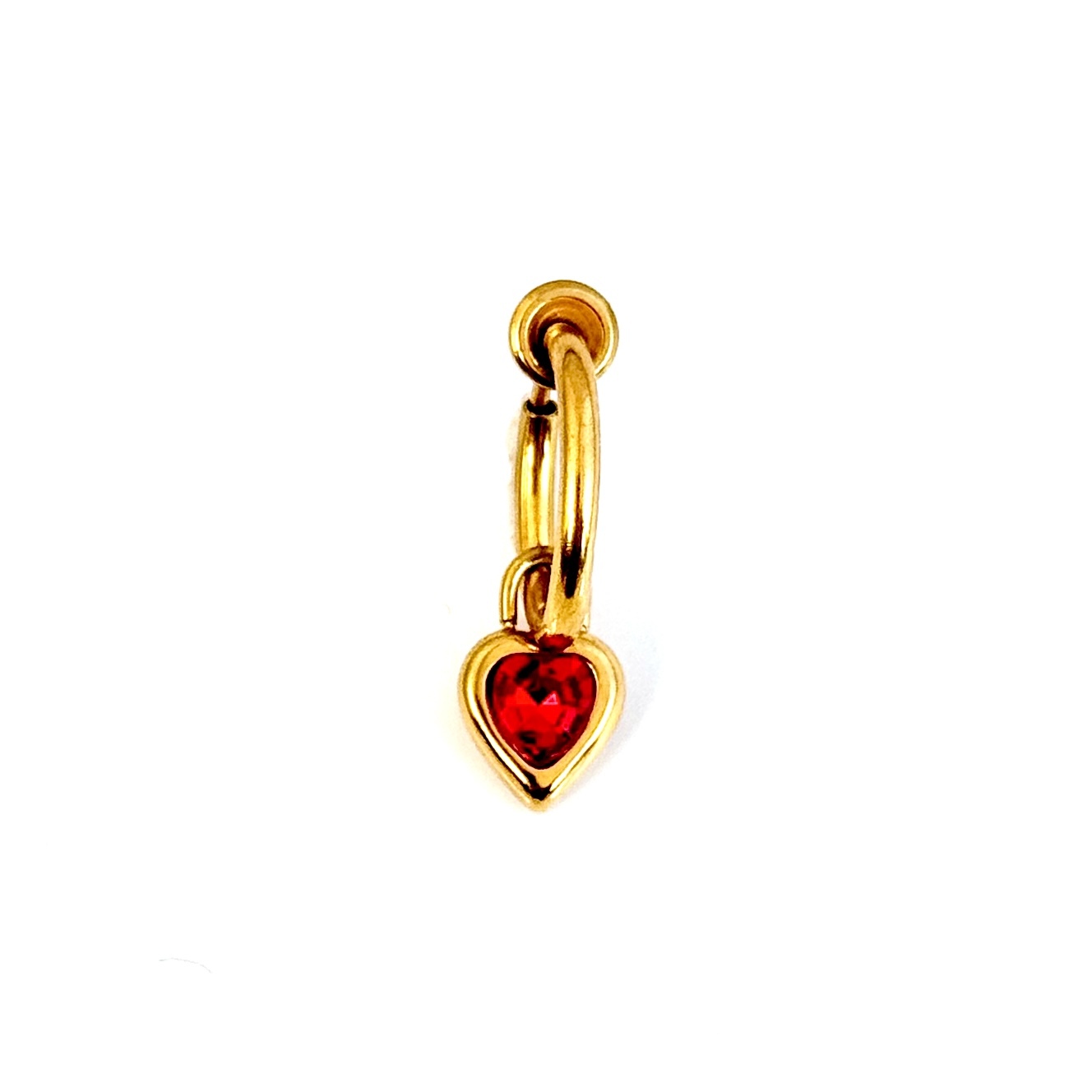 Luna Ruby Heart Navel Clip™