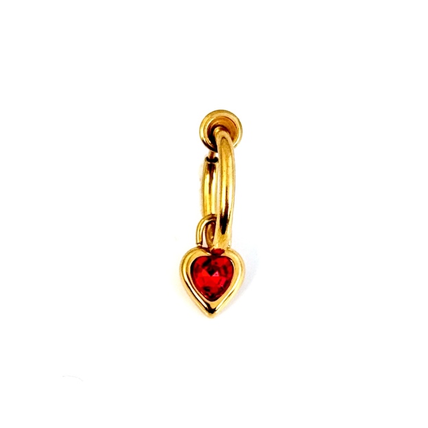 Luna Ruby Heart Navel Clip™