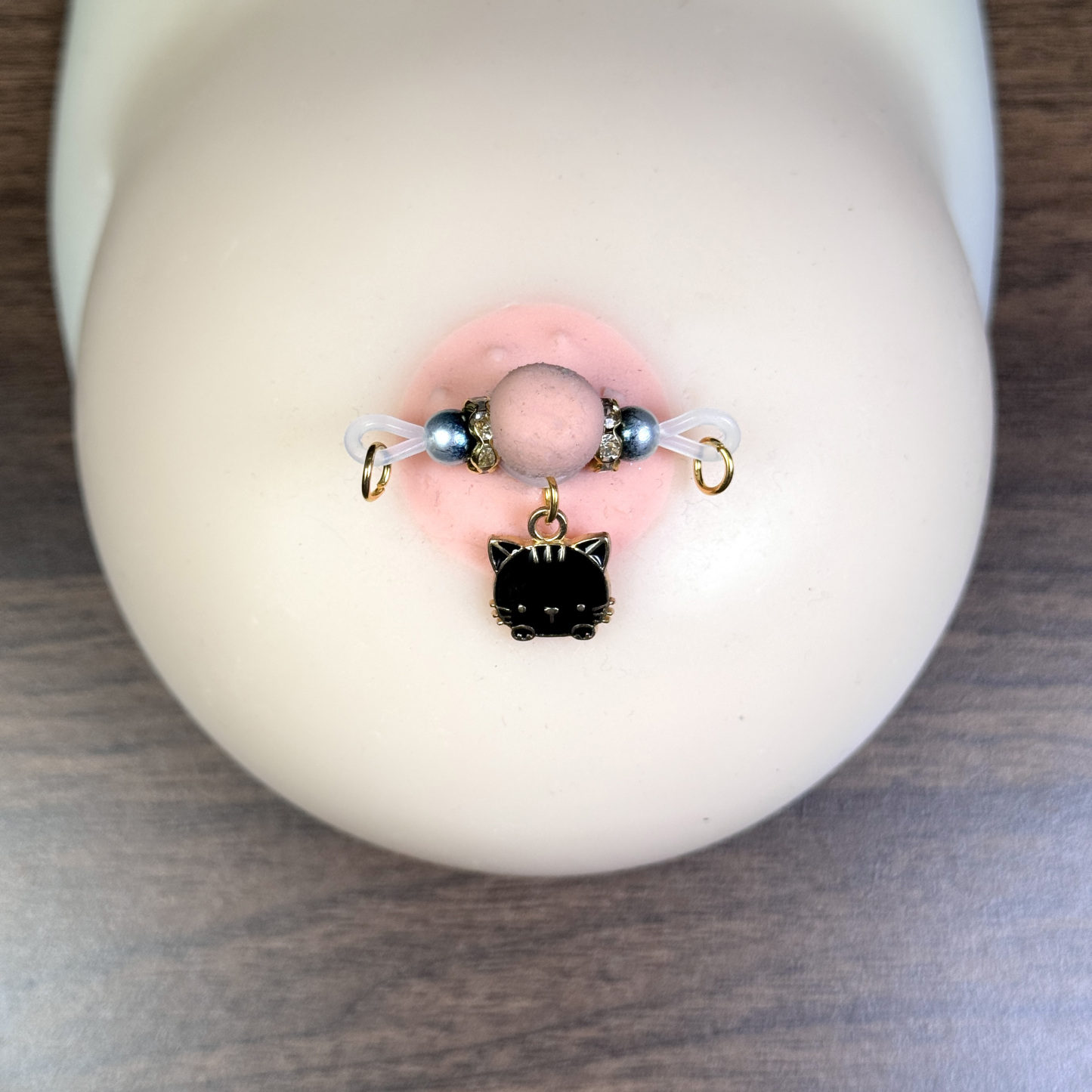 Midnight Cat Nipple Clips