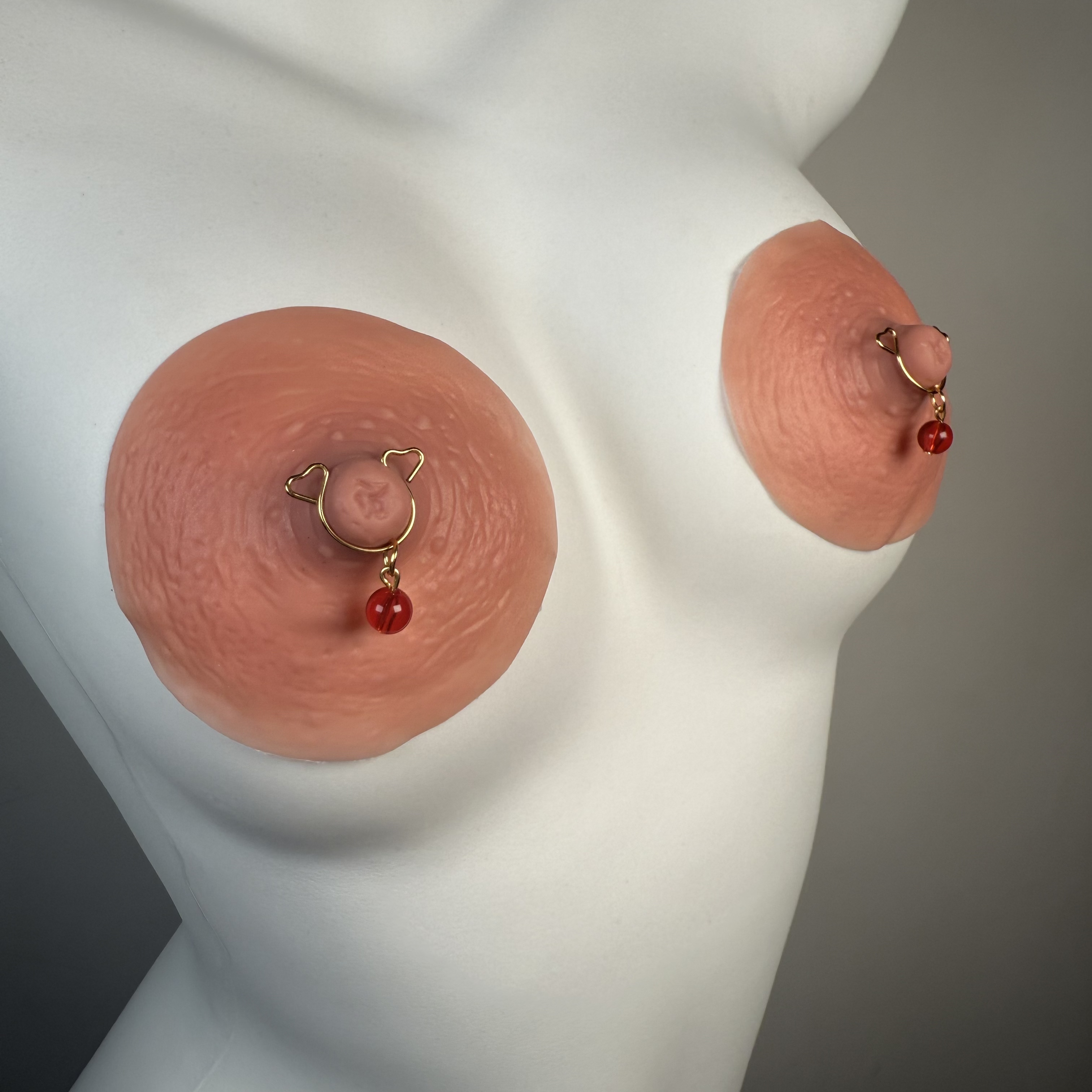 Adjustable Breast Clamp - Red Energy Stone