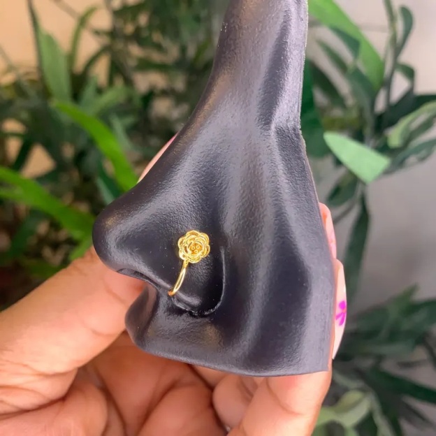 Shiny Nose Cuff Clip Non Piercing Nose Ring