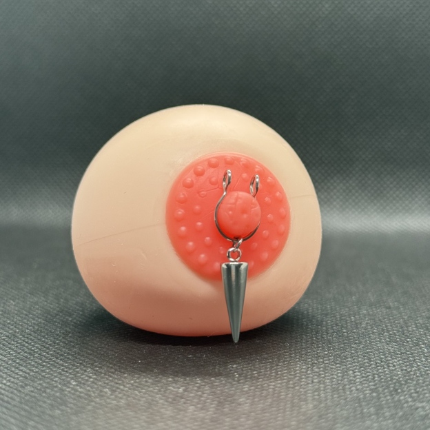 Punk men's piercing-free nipple clamps