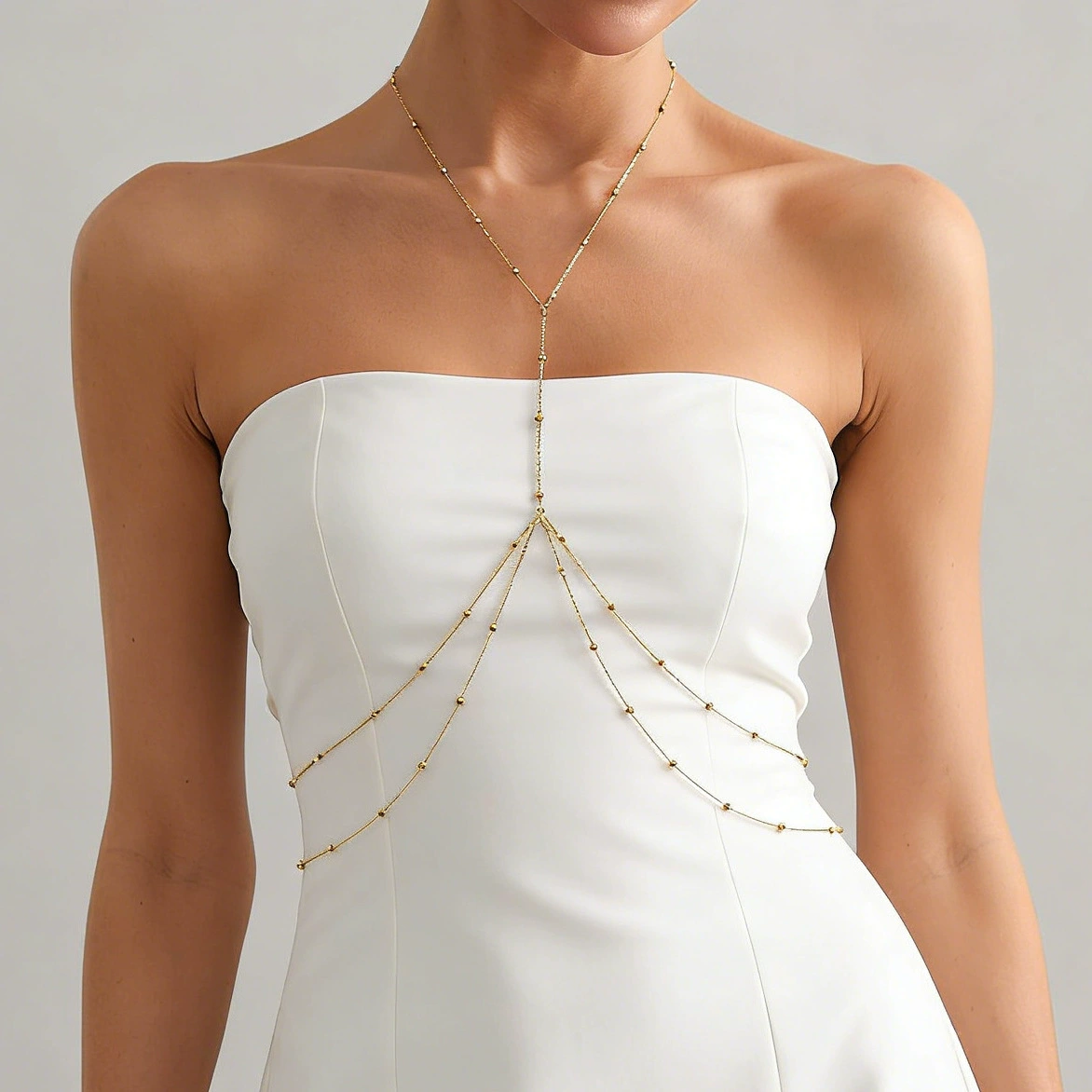 K-gold chain sexy body chain