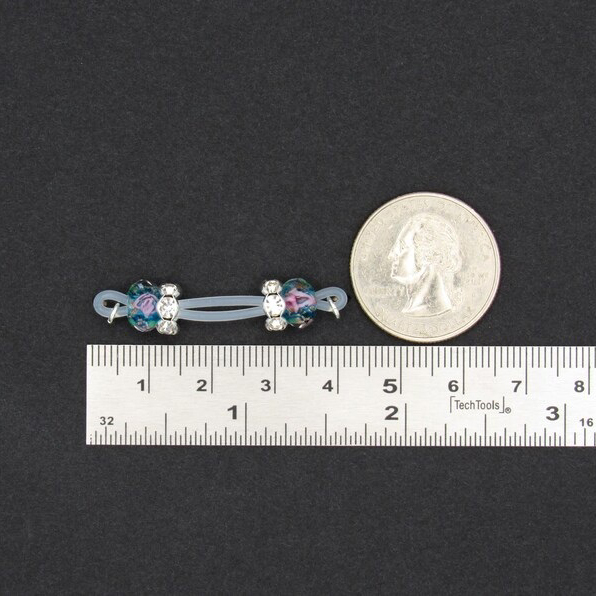 Rose  Faceted Nipple Rings