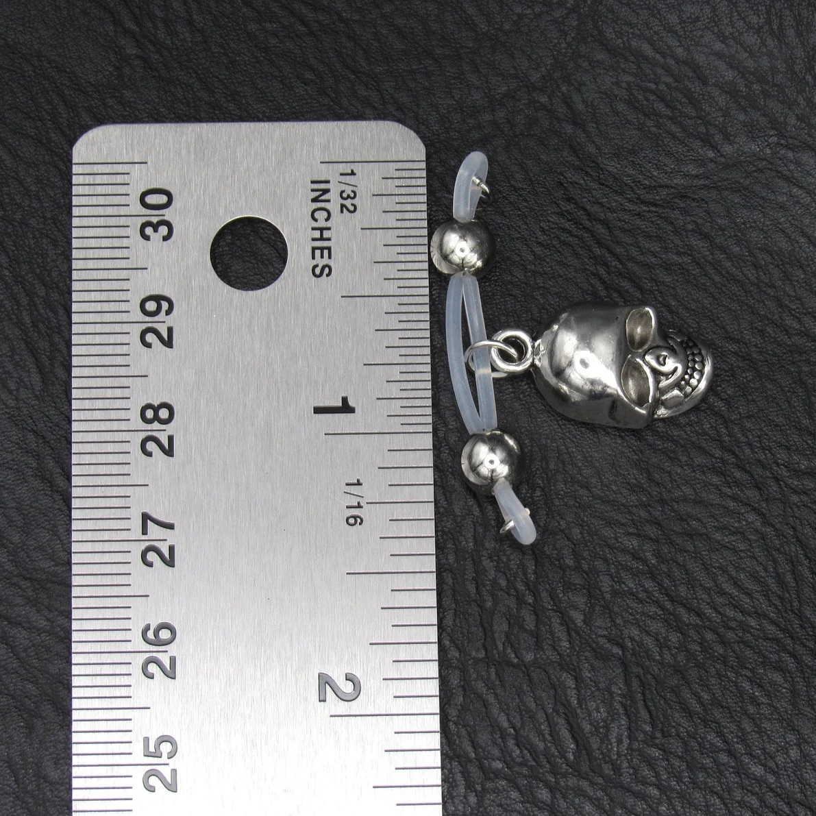 Nipple Rings - Skull Charm