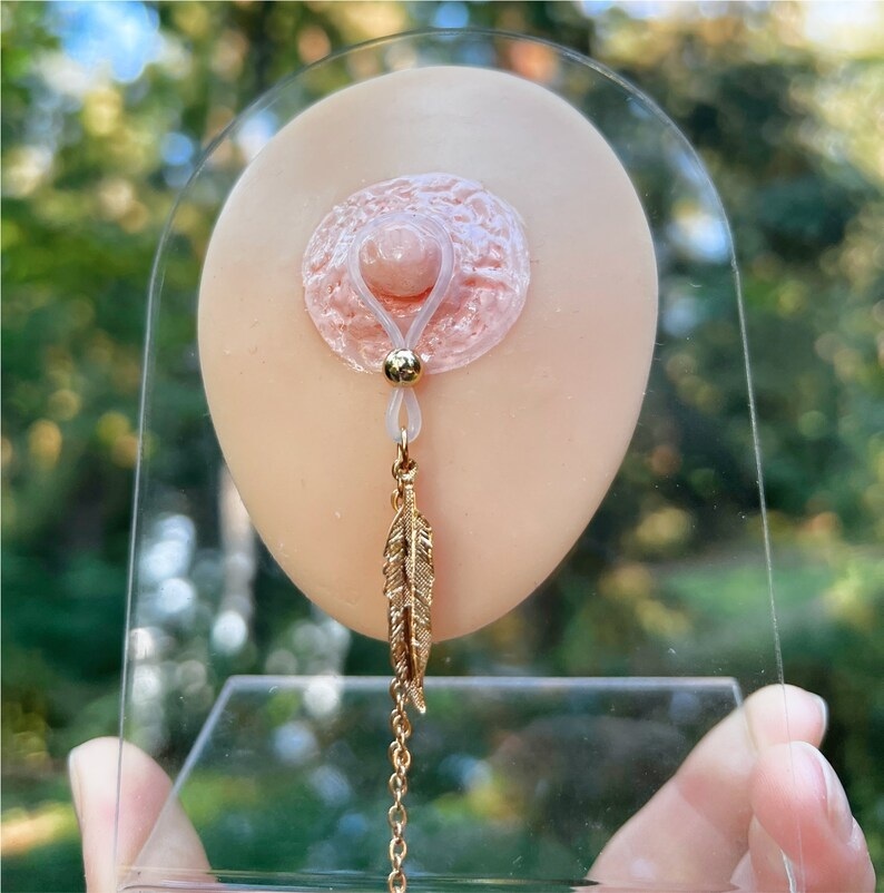 Feather Dangle Nipple Ring