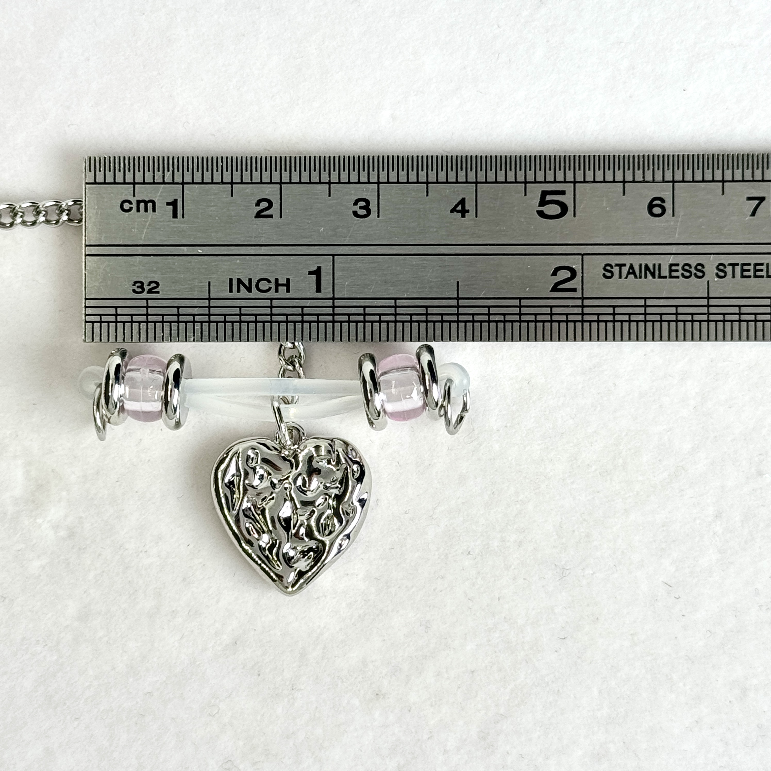 Crystal Heart Nipple Chain Set