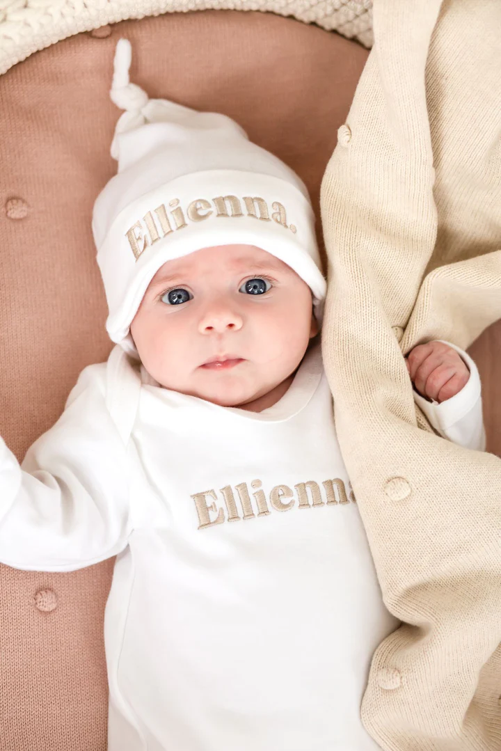 BABY HAT - EMBROIDERED-Thyye