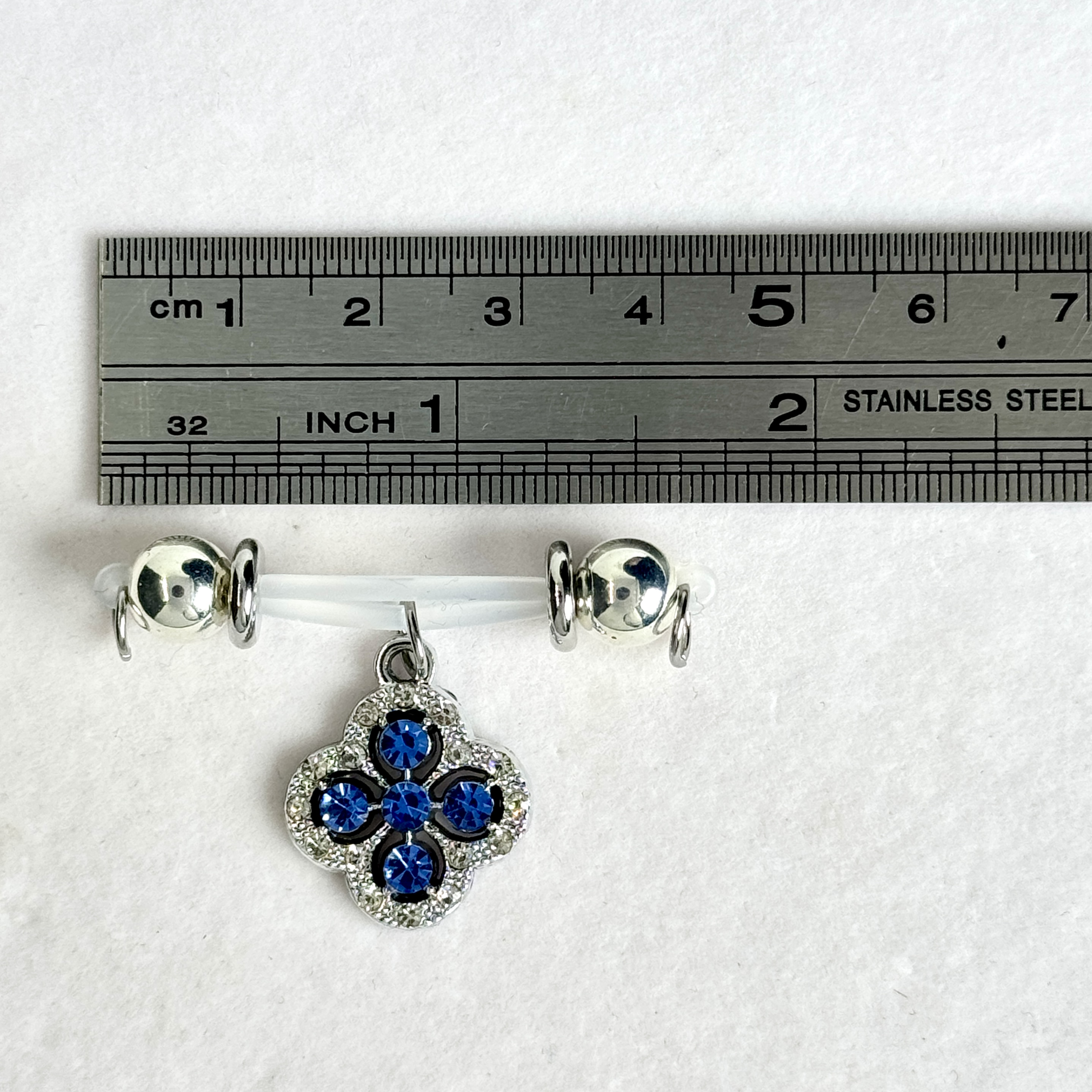 Sapphire Clover Nipple Clamps