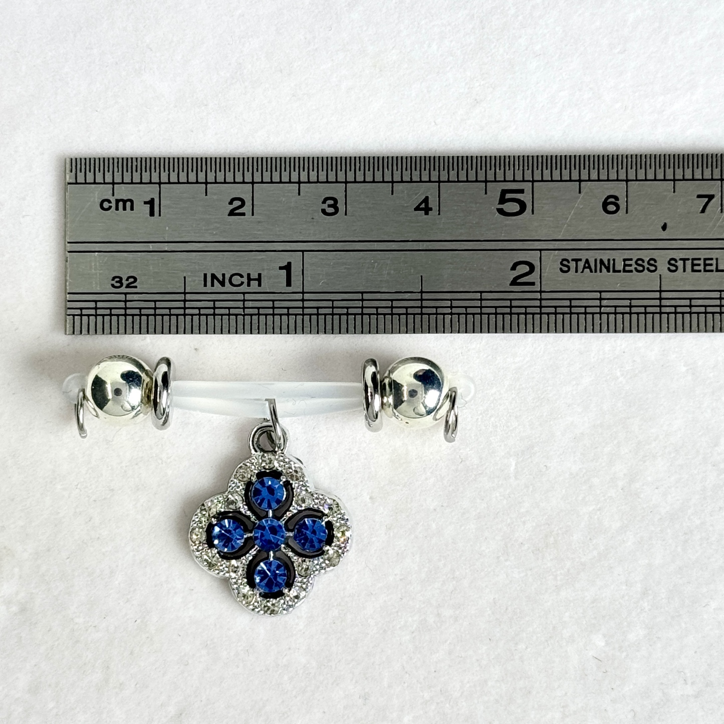 Sapphire Clover Nipple Clamps
