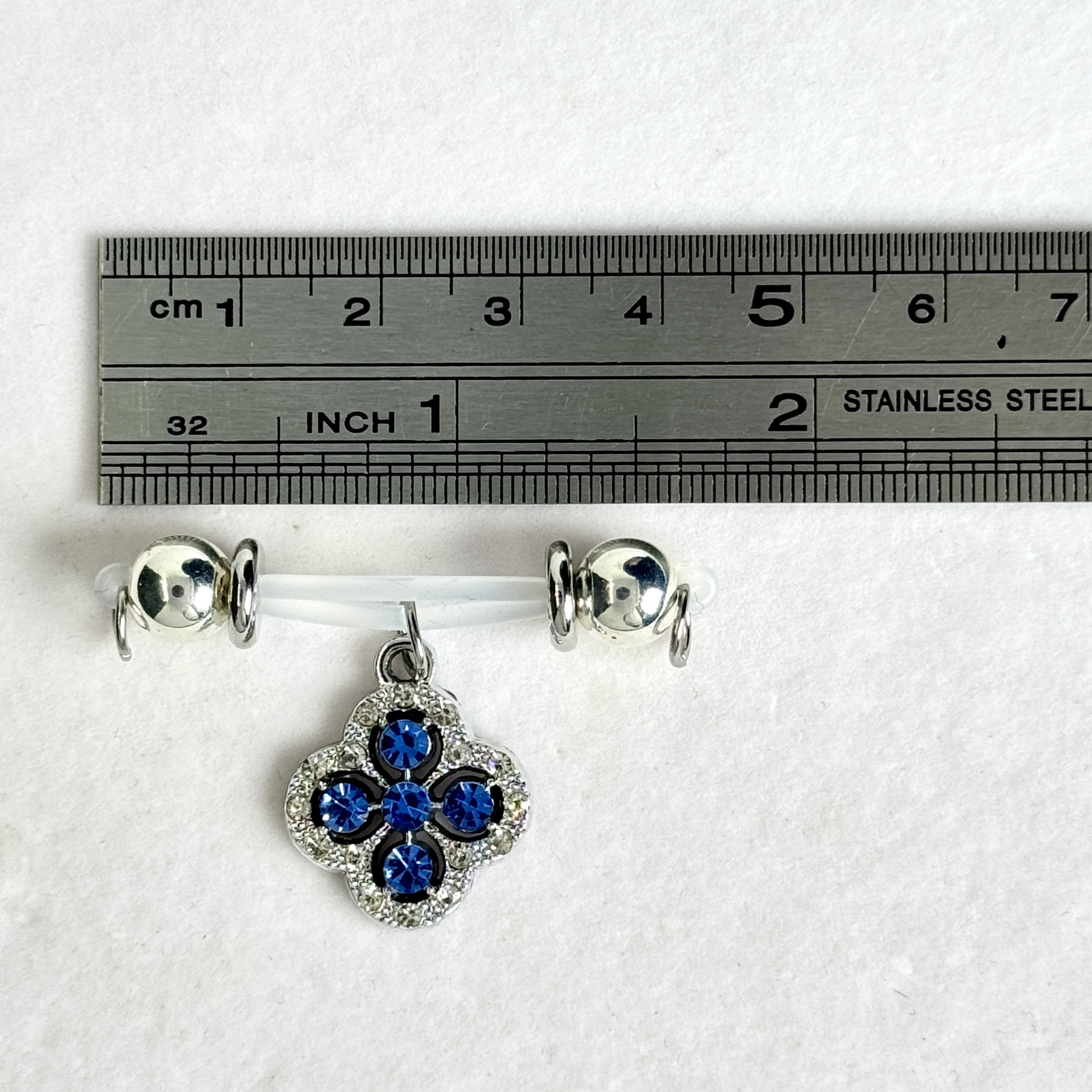 Sapphire Clover Nipple Clamps