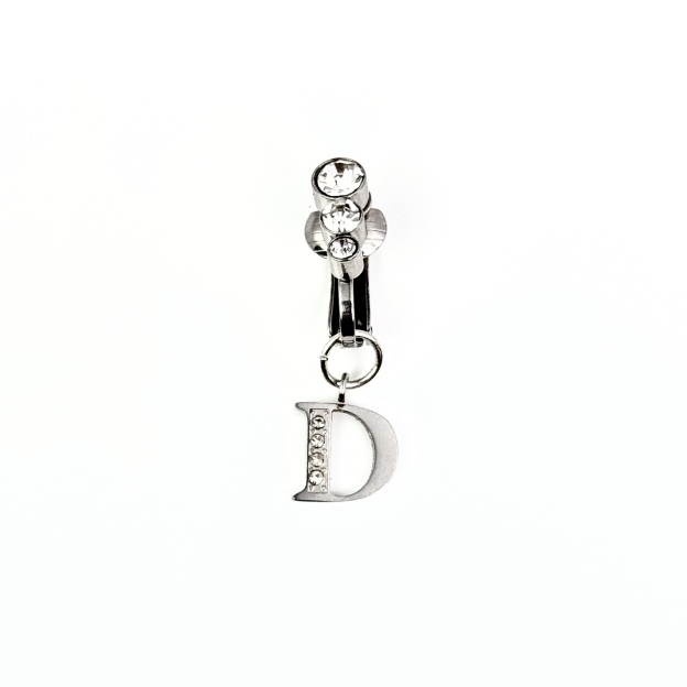 Custom Personalized Letter 'D' Navel Jewelry