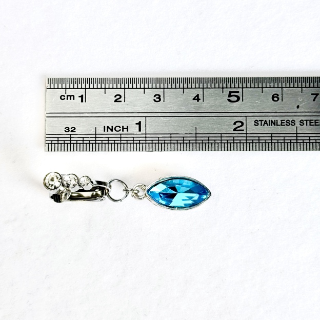 Luna Sapphire Marquise Navel Clip™