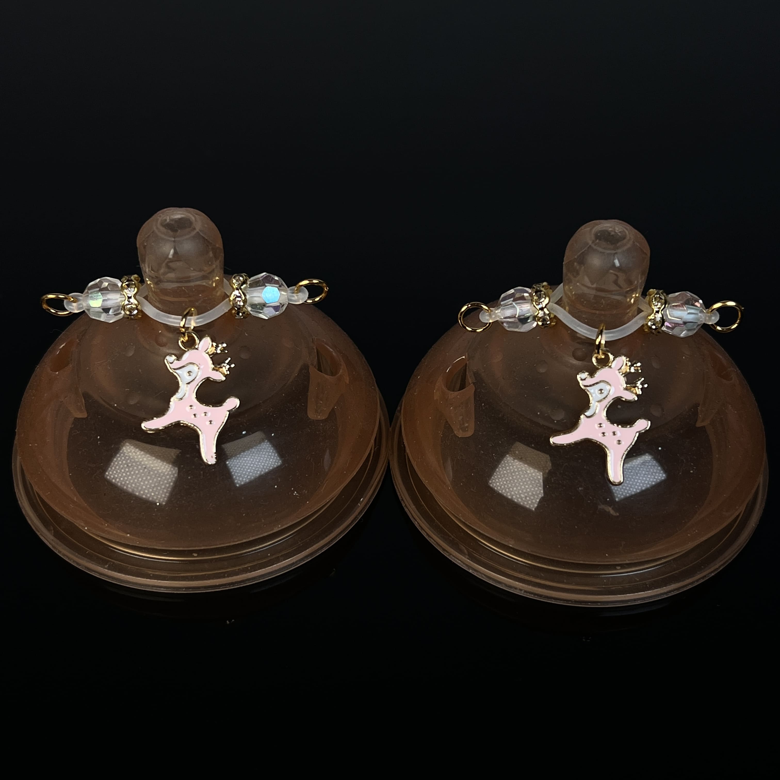 Frost Crystal Stag Clip