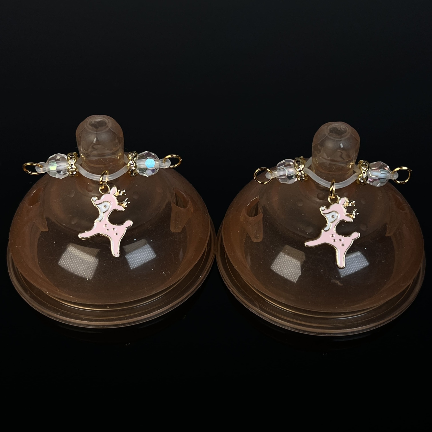 Frost Crystal Stag Clip