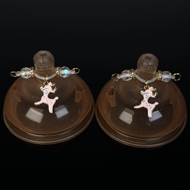 Frost Crystal Stag Clip