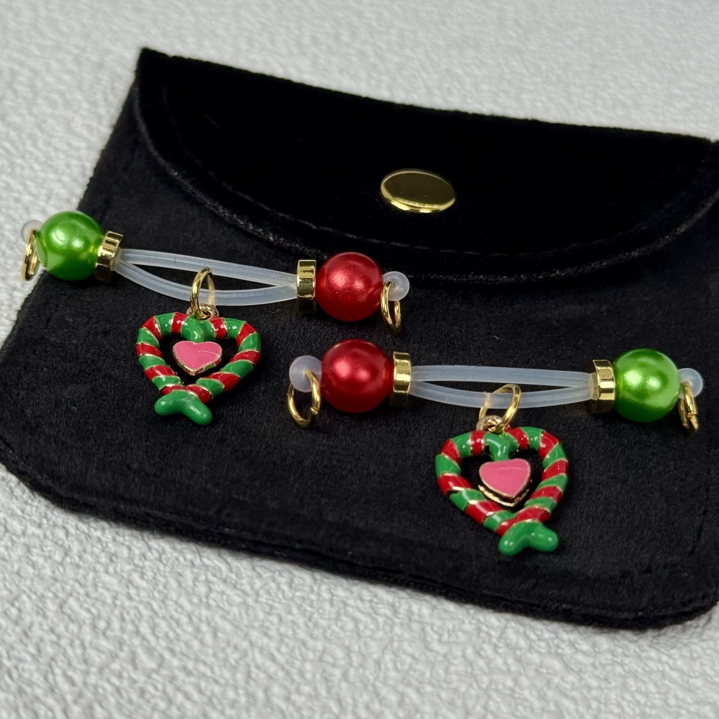 Festive Romance Dual-Bead Clamps