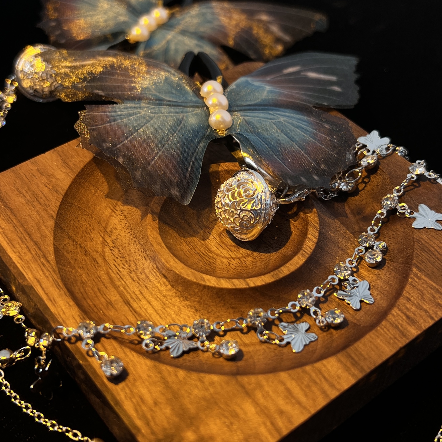 Azure Butterfly Nipple Clamps – Adjustable