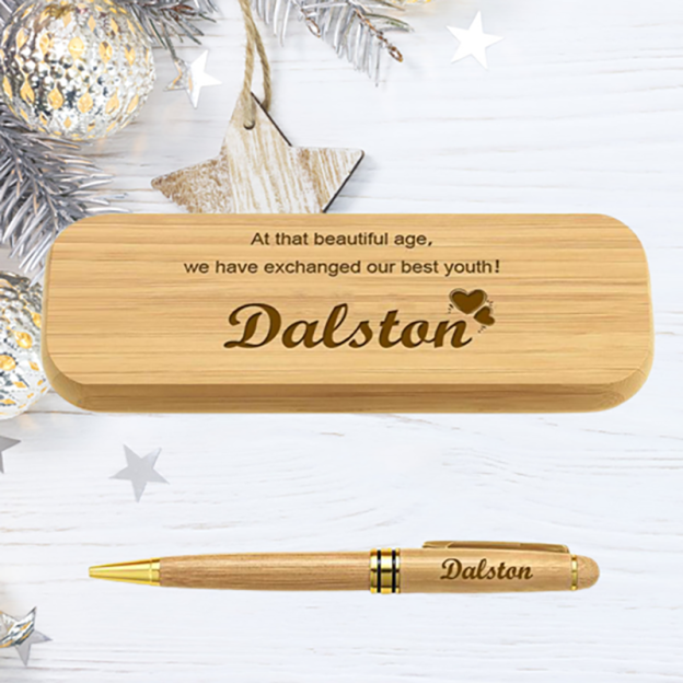 Personalized Wood Pen Set Engraved-Thyye