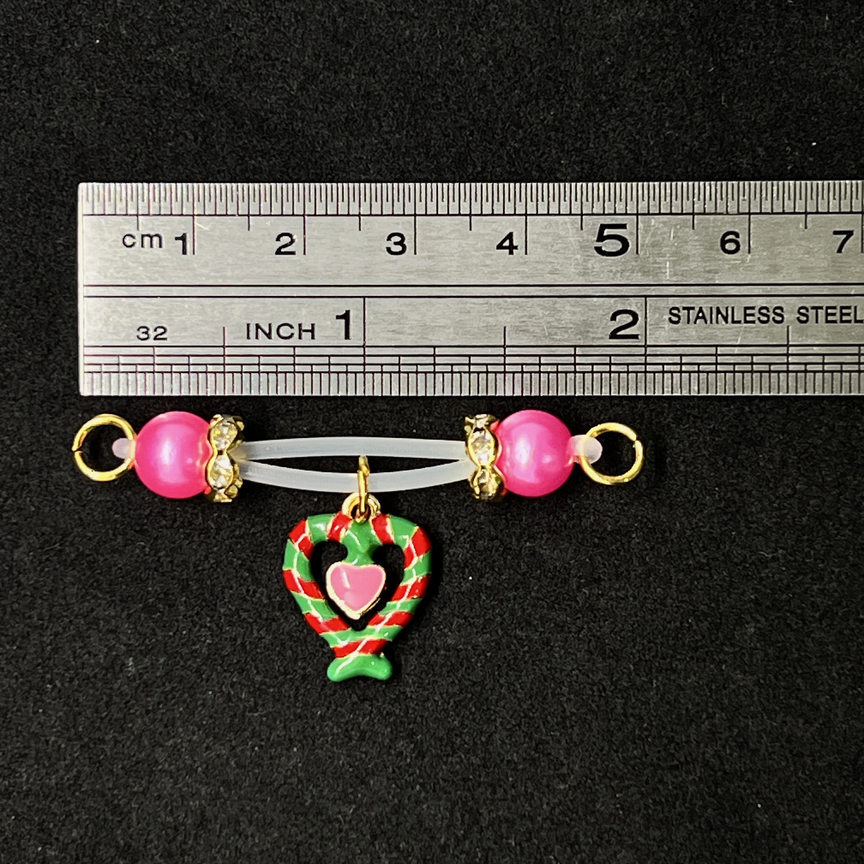 Blush Pearl Love Clamps