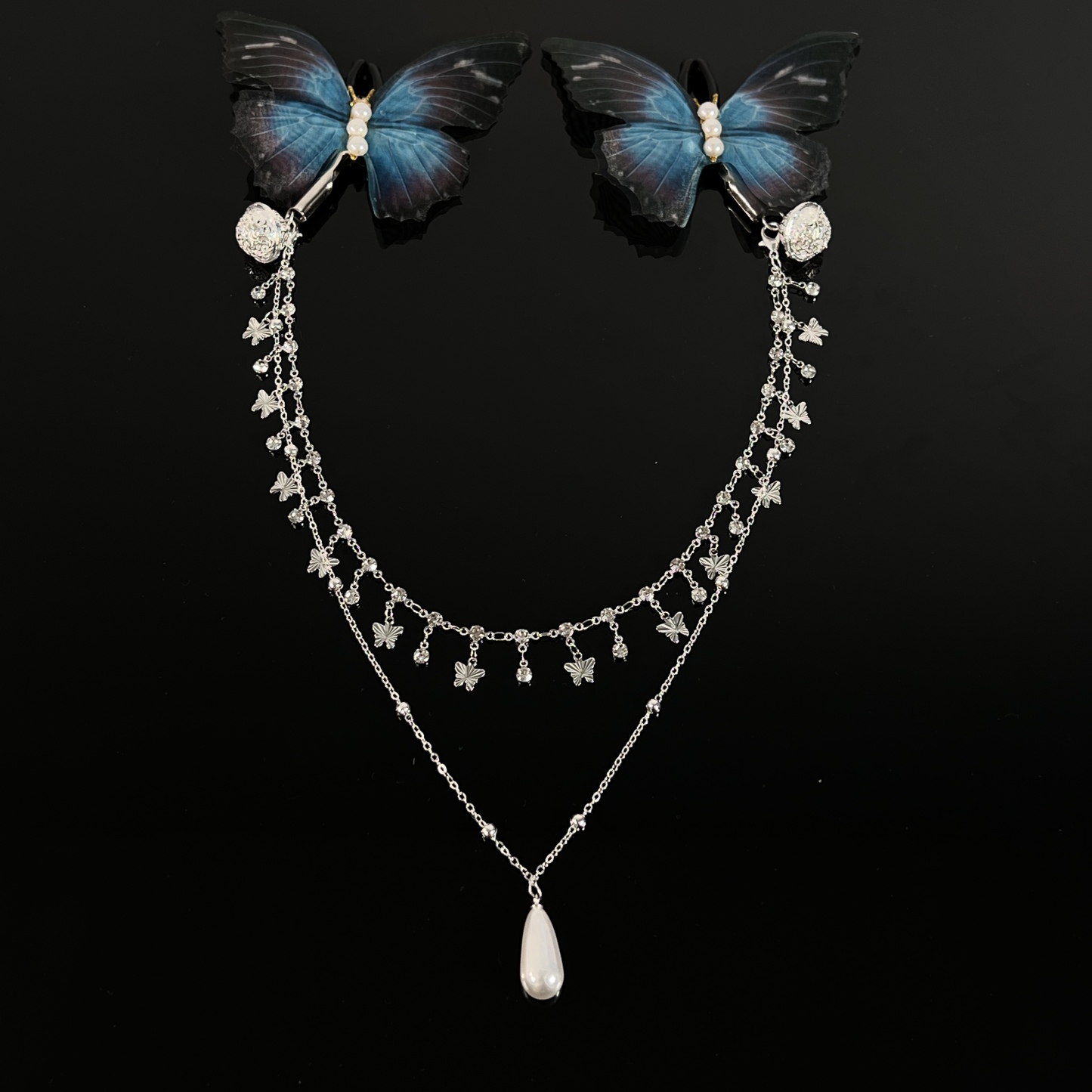 Azure Butterfly Nipple Clamps – Adjustable